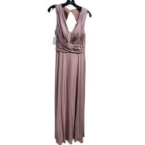 Allure Backless Mauve Dress